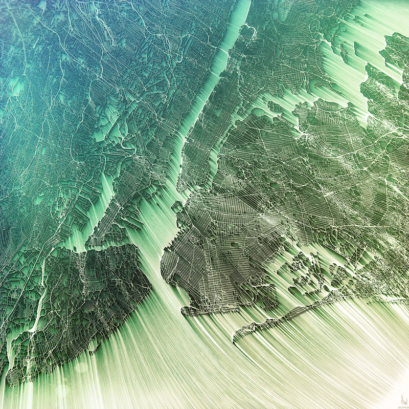 Illustration for article titled ​These Maps Reveal How Cities Will Erode Over Time